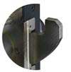 補助錠(鍵)カバスターリムロックEX-鎌状のデットボルトでドアの破壊による不正開錠も防ぐ