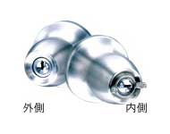 防犯対策取替え用ドアノブ(鍵)カバスターネオリプレイスノブ(握り玉)