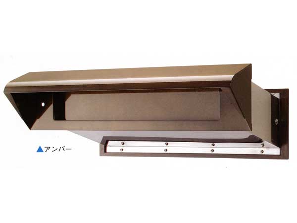 ステンレスポスト口(ステンレスシュート)壁貫通内フタ付き 気密型 30
