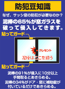 窓用防犯暗証番号ダイヤル式補助鍵貼ってガード