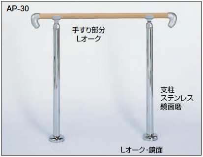 屋外玄関用介護手すり自立式手すりAP-30