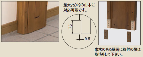 後付けリフォームにも最適な折りたたみ収納椅子
