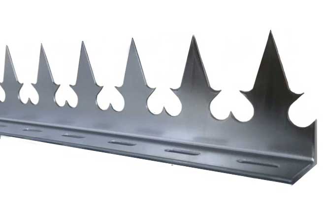 忍び返しギザギザハートL型